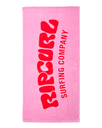 The Rip Curl Graphic Standard Towel in Pink
