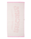 The Rip Curl Graphic Standard Towel in Pink