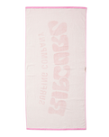The Rip Curl Graphic Standard Towel in Pink