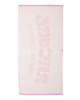 The Rip Curl Graphic Standard Towel in Pink