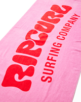The Rip Curl Graphic Standard Towel in Pink