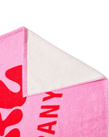 The Rip Curl Graphic Standard Towel in Pink