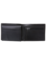 The Rip Curl Mens Marked RFID Leather Wallet in Black