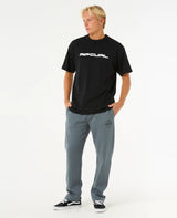 The Rip Curl Mens Stapler Joggers in Pine Night