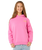 Girls Surf Puff Hoodie in Super Pink