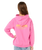 Girls Surf Puff Hoodie in Super Pink