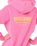 Girls Surf Puff Hoodie in Super Pink