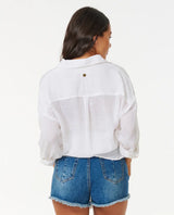The Rip Curl Womens Premium Surf Holiday Shirt in White