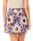 Sun Drenched Mini Wrap Skirt in Multi