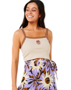 Sun Drenched Mini Wrap Skirt in Multi