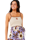 Sun Drenched Mini Wrap Skirt in Multi