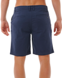 The Rip Curl Mens Classic Surf Chino Walkshorts in Navy