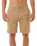The Rip Curl Mens Classic Surf Chino Walkshorts in Khaki