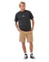 The Rip Curl Mens Classic Surf Chino Walkshorts in Khaki