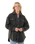 High Tide Fleece Shacket in Washed Black