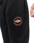 Stapler Joggers in Black