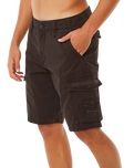 The Rip Curl Mens Classic Surf Trail Cargo Shorts in Khaki