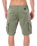 The Rip Curl Mens Classic Surf Trail Cargo Walkshorts in Mid Green