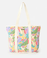 The Rip Curl Mixed Canvas 31L Tote Bag in Dark Chocolate