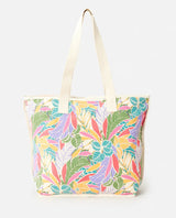 The Rip Curl Mixed Canvas 31L Tote Bag in Dark Chocolate