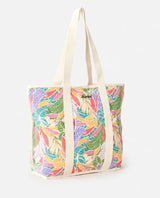 The Rip Curl Mixed Canvas 31L Tote Bag in Dark Chocolate