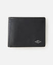 The Rip Curl Mens Diamond RFID 2 in 1 Wallet in Black