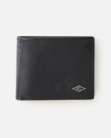 The Rip Curl Mens Diamond RFID 2 in 1 Wallet in Black