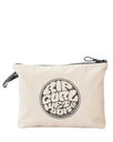 The Rip Curl Surf Series Wash Bag in Off White & Black
