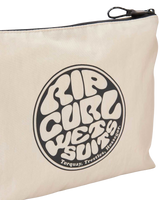 The Rip Curl Surf Series Wash Bag in Off White & Black