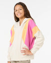 The Rip Curl Girls Girls Olalla Hoodie in Oatmeal Marle