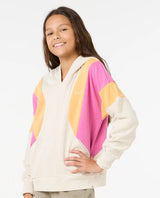 The Rip Curl Girls Girls Olalla Hoodie in Oatmeal Marle