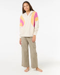 The Rip Curl Girls Girls Olalla Hoodie in Oatmeal Marle
