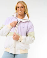 The Rip Curl Womens Cala Vadella Jacket in Off White