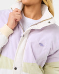 The Rip Curl Womens Cala Vadella Jacket in Off White