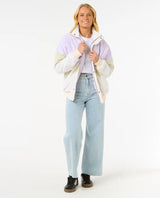 The Rip Curl Womens Cala Vadella Jacket in Off White