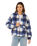 Cala Nights Check Jacket in Blue