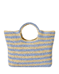 Classic Surf Paper 27L Beach Bag in Blue & Natural