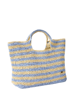 Classic Surf Paper 27L Beach Bag in Blue & Natural