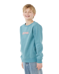 Boys Tropic Daze Sweatshirt in Storm Blue