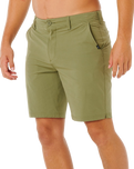 Boardwalk Phase 19 Walkshorts in Surplus Green