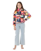 The Rip Curl Girls Girls Keepsakes Polar Fleece Jacket in Multicolour