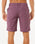 The Rip Curl Mens Boardwalk Jackson Walkshorts in Deep Plum