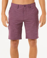 The Rip Curl Mens Boardwalk Jackson Walkshorts in Deep Plum