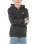 Boys Tropic Daze Zip Hoodie in Washed Black