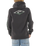 Boys Tropic Daze Zip Hoodie in Washed Black