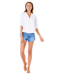 The Rip Curl Womens Premium Surf Shirt in White