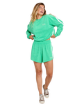 High Tide Terry Shorts in Green