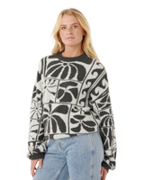 The Rip Curl Womens Artist Of The Search Ty Williams Jumper in Black