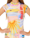 Girls Malibu Swimsuit in Multi
