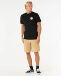 The Rip Curl Mens Classic Surf Cord Cargo Walkshorts in Khaki